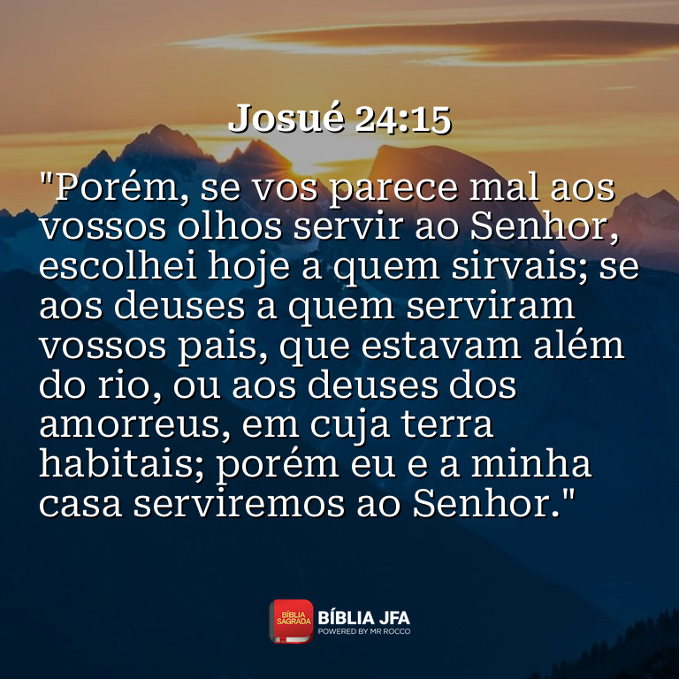 Imagem do versículo Josué 24:15