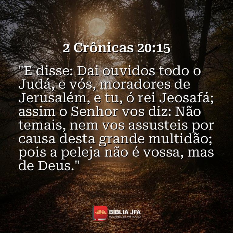 Imagem do versículo 2 Crônicas 20:15