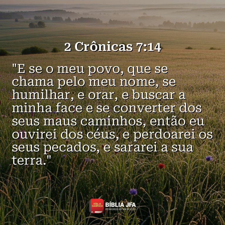 Imagem do versículo 2 Crônicas 7:14