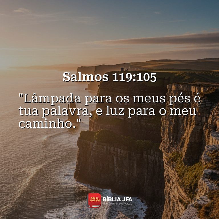 Imagem do versículo Salmos 119:105