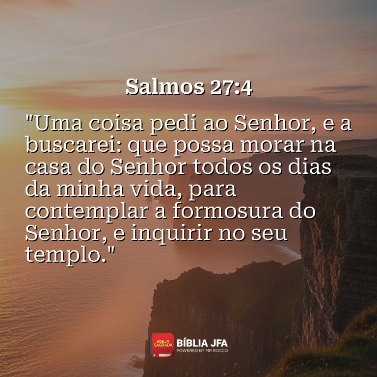 Imagem do versículo Salmos 27:4