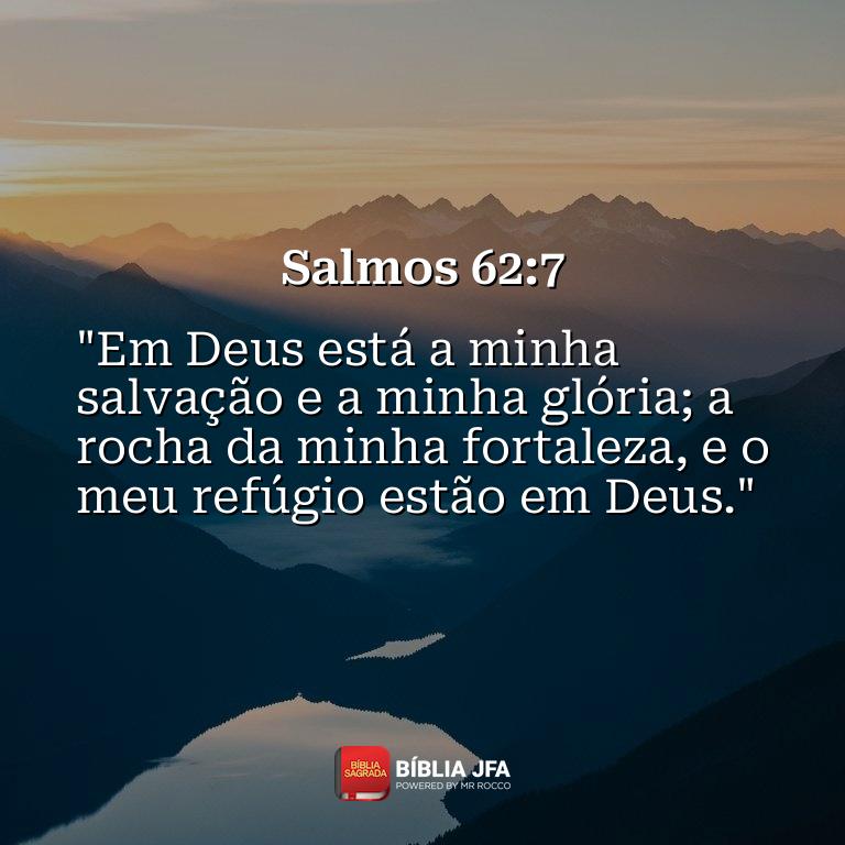 Imagem do versículo Salmos 62:7