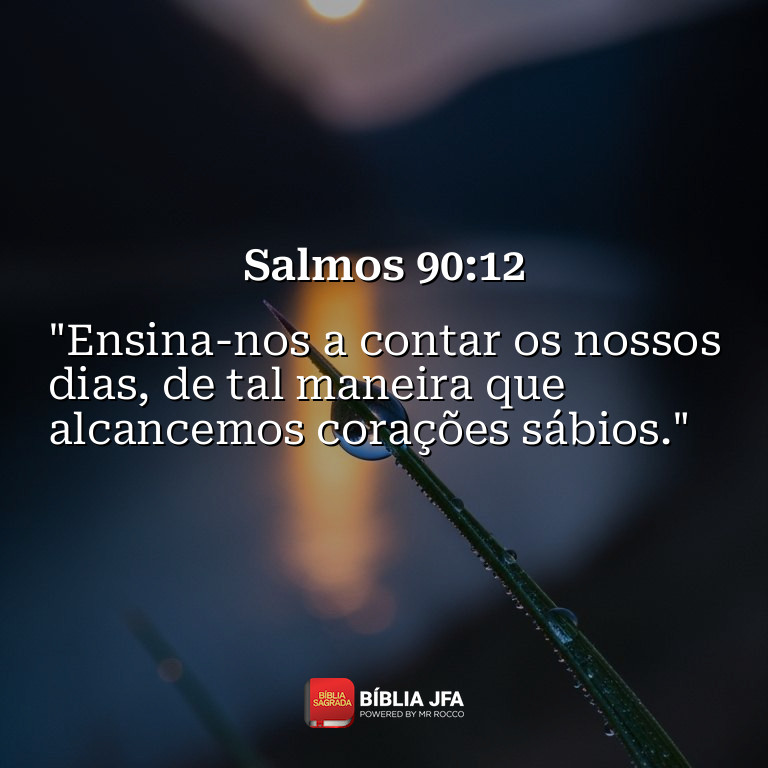 Imagem do versículo Salmos 90:12