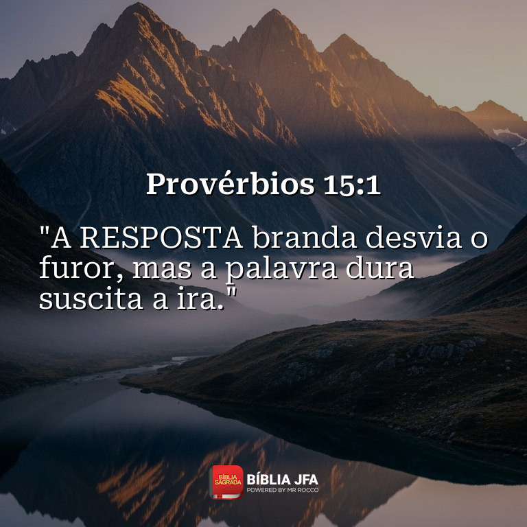 Imagem do versículo Provérbios 15:1