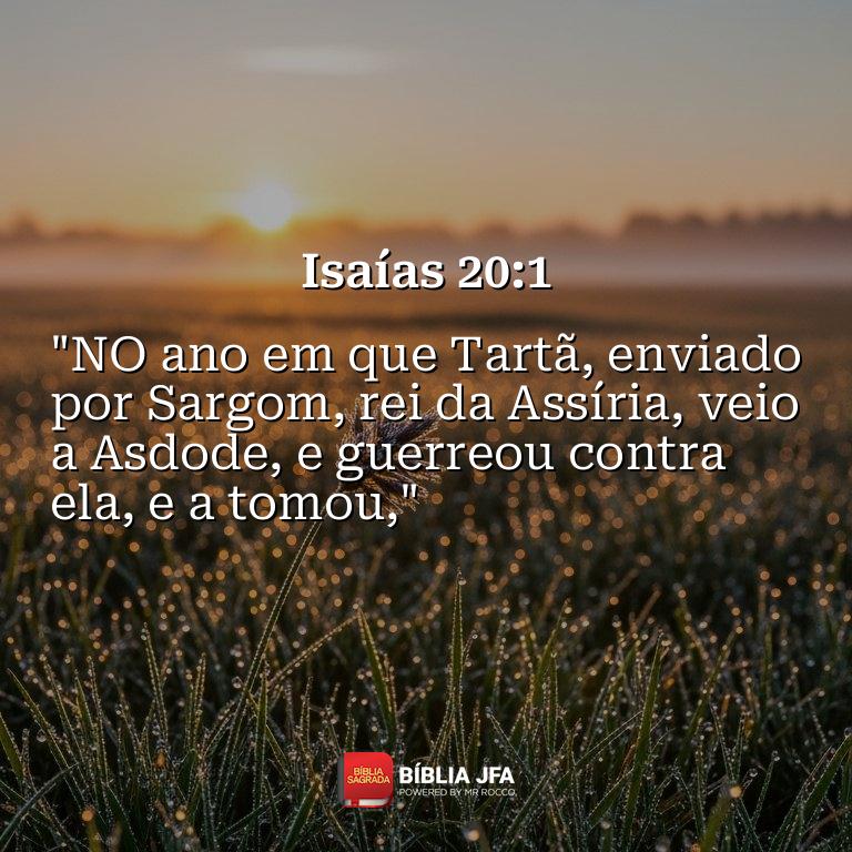 Imagem do versículo Isaías 20:1