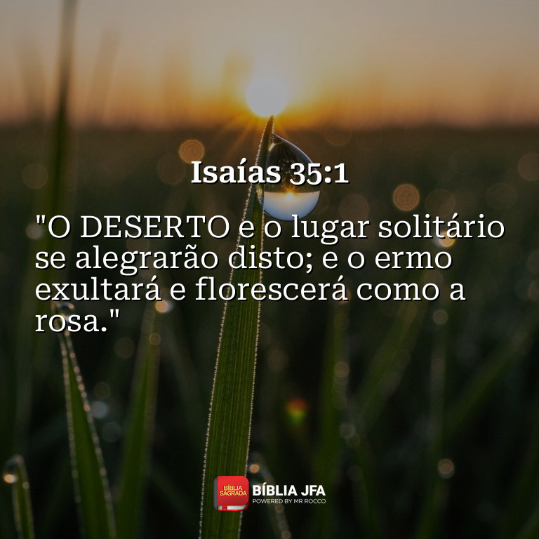 Imagem do versículo Isaías 35:1