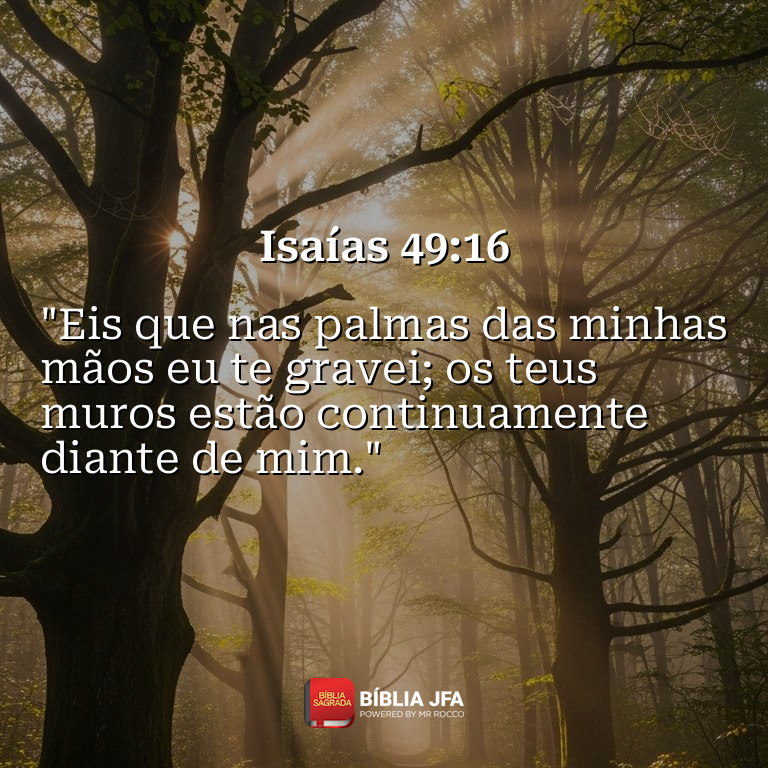 Imagem do versículo Isaías 49:16