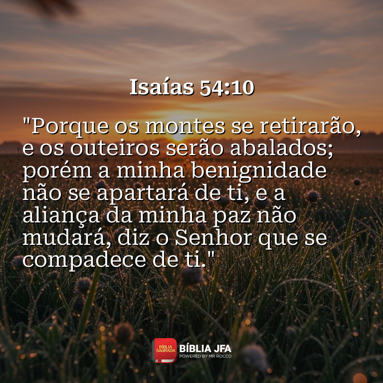 Imagem do versículo Isaías 54:10