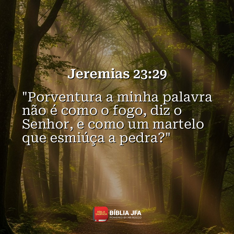 Imagem do versículo Jeremias 23:29