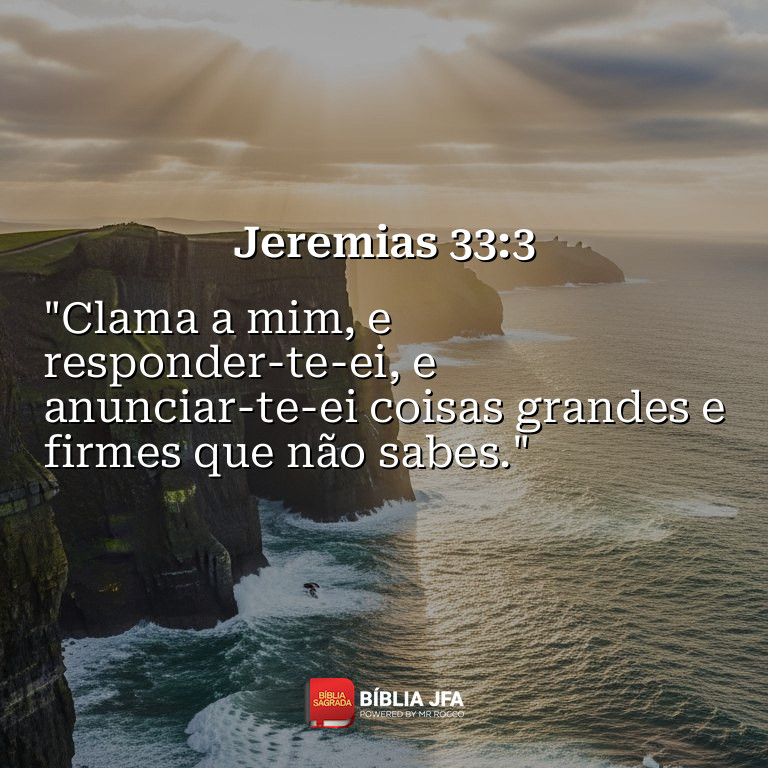Imagem do versículo Jeremias 33:3