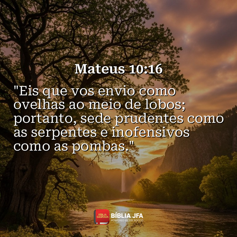 Imagem do versículo Mateus 10:16
