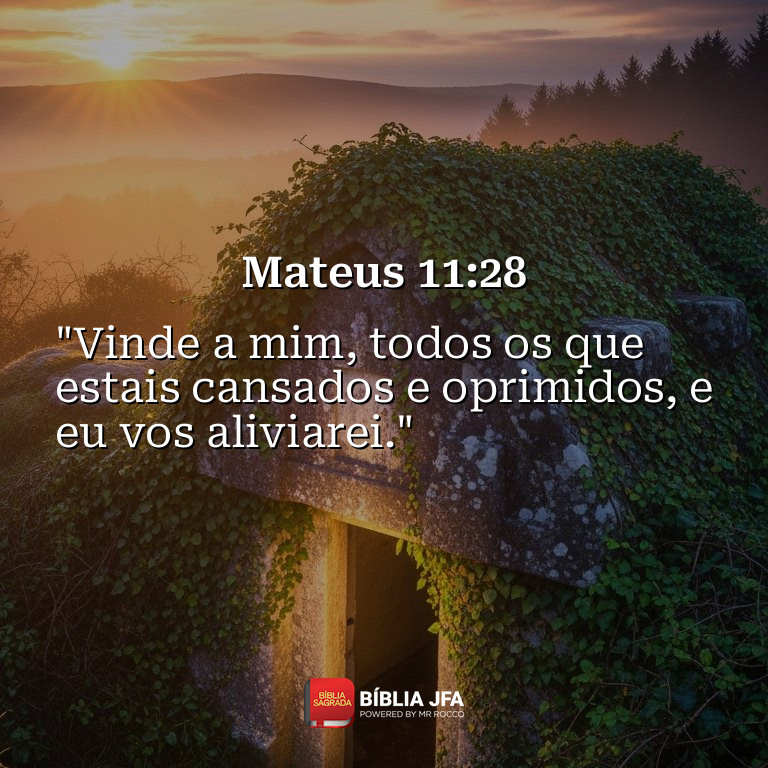 Imagem do versículo Mateus 11:28