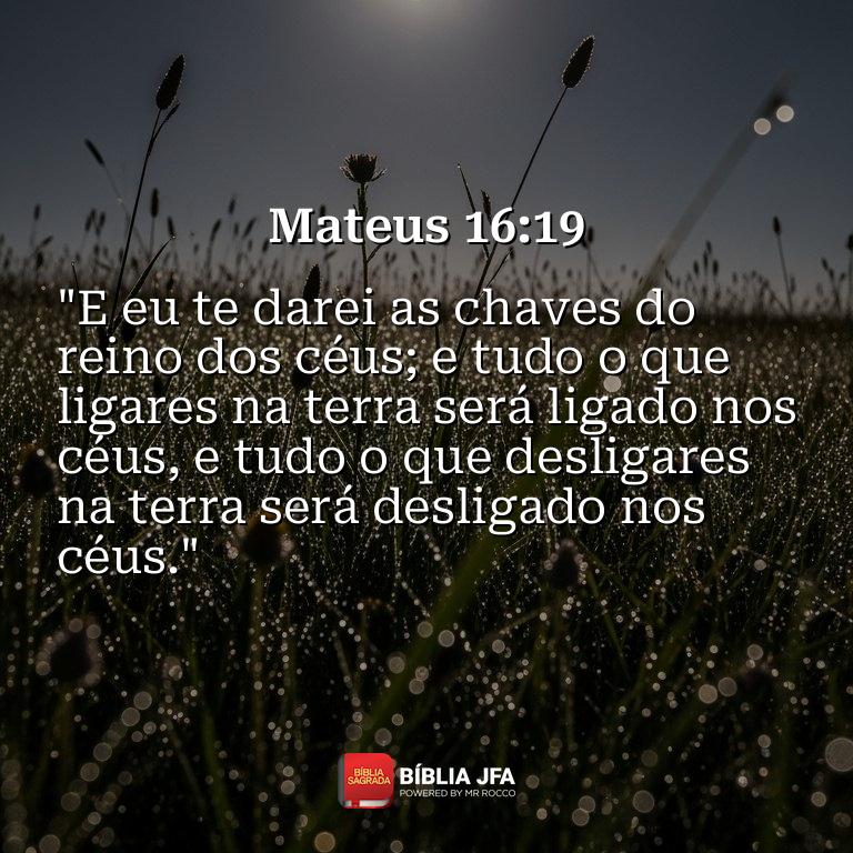 Imagem do versículo Mateus 16:19