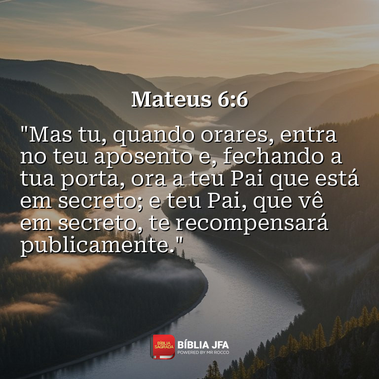 Imagem do versículo Mateus 6:6
