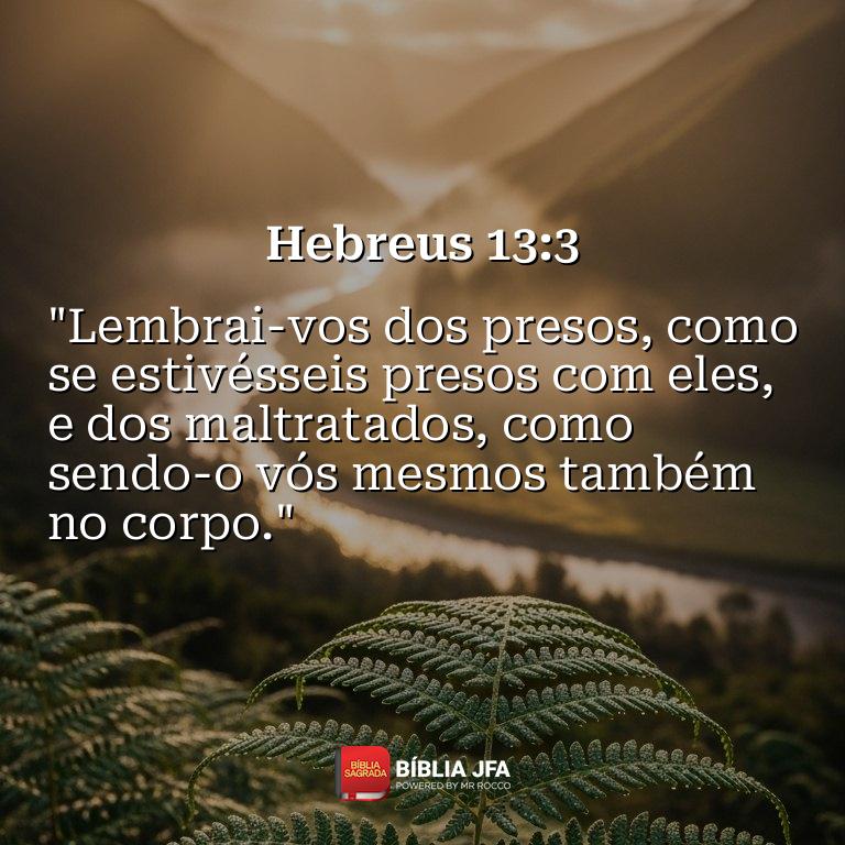 Imagem do versículo Hebreus 13:3