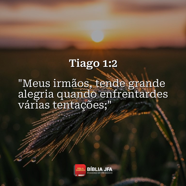 Imagem do versículo Tiago 1:2