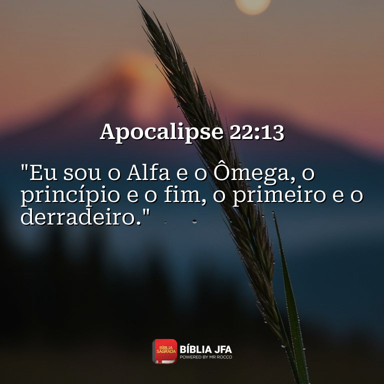Imagem do versículo Apocalipse 22:13
