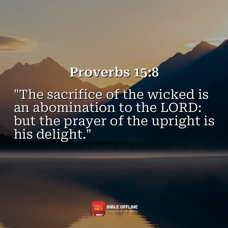 Imagem do versículo Proverbs 15:8