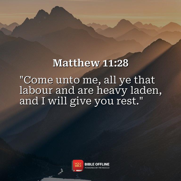 Imagem do versículo Matthew 11:28