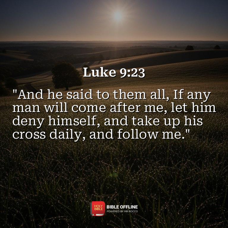 Imagem do versículo Luke 9:23