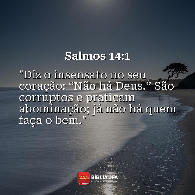 Imagem do versículo Salmos 14:1