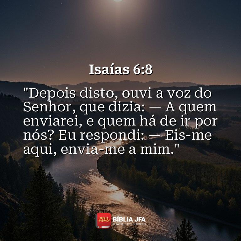 Imagem do versículo Isaías 6:8