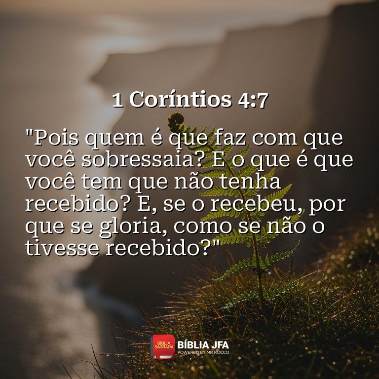 Imagem do versículo 1 Coríntios 4:7
