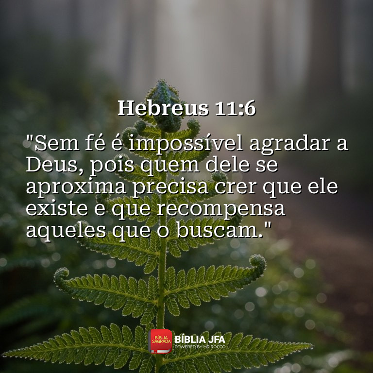 Imagem do versículo Hebreus 11:6