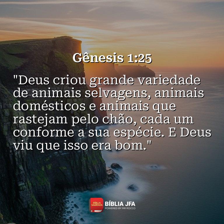 Imagem do versículo Gênesis 1:25